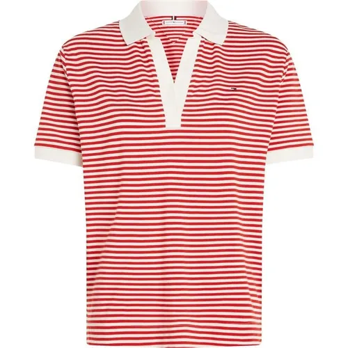 Tommy Hilfiger Tommy Relxd Polo Ld43 - Red