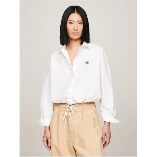 Tommy Hilfiger Tommy Tie Blouse Ld43 - White