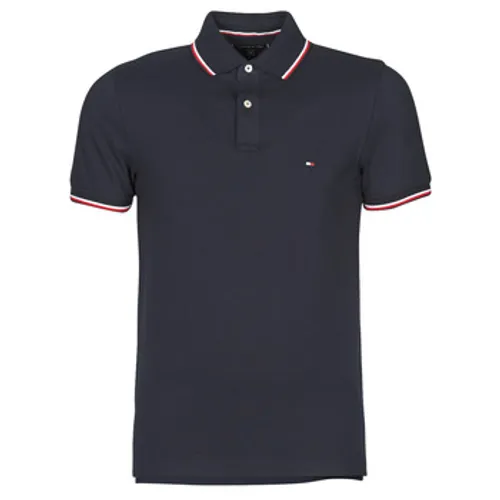 Tommy Hilfiger  TOMMY TIPPED SLIM POLO  men's Polo shirt in Blue
