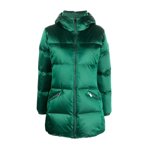 Tommy Hilfiger , Two tone statement puffer ,Green female, Sizes: