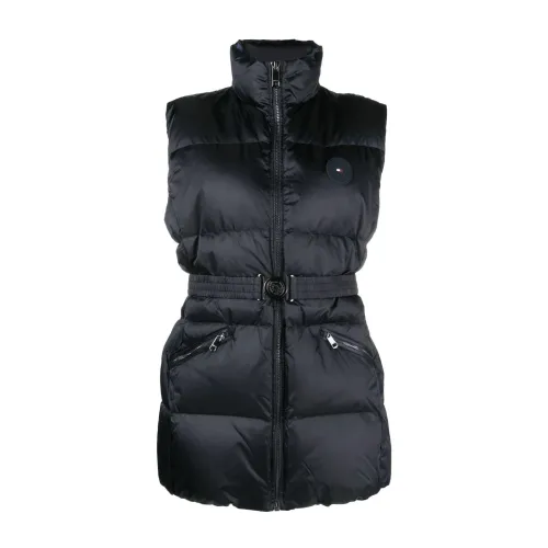 Tommy Hilfiger , Two tone statement puffer vest ,Blue female, Sizes: