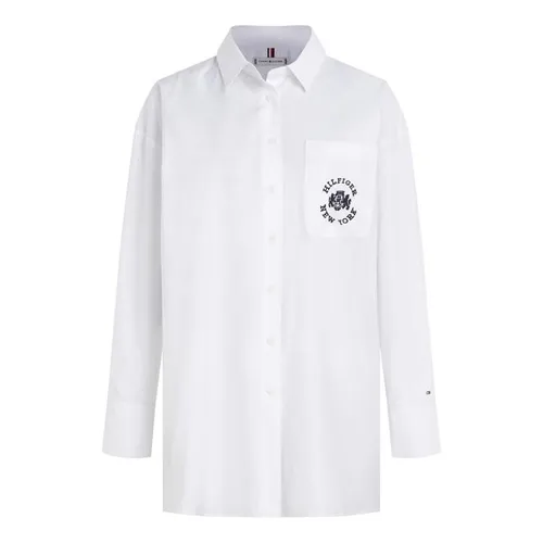 Tommy Hilfiger Varsity Loose Fit Shirt - White