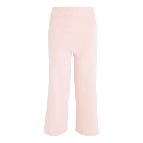 Tommy Hilfiger Velours Wide Leg Joggers - Pink