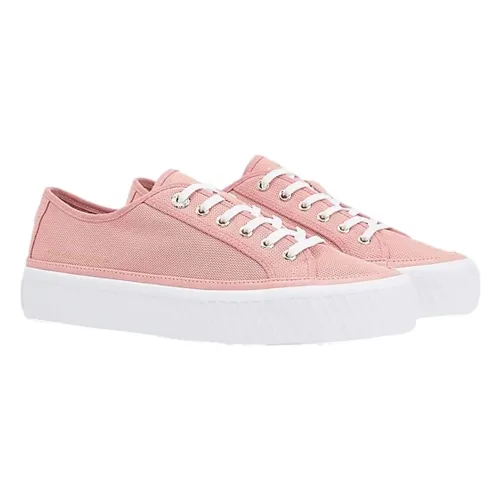 Tommy Hilfiger , Vulcanized Platform Sneakers ,Pink female, Sizes: