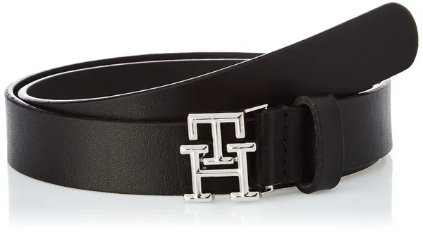 Tommy Hilfiger Women TH Logo 2.5 Belt Leather