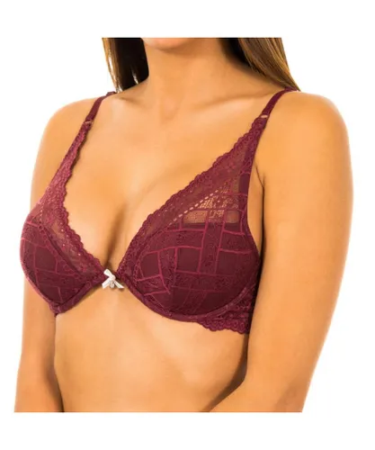 Tommy Hilfiger Womens Bra with cups and underwire 1387903208 woman - Burgundy