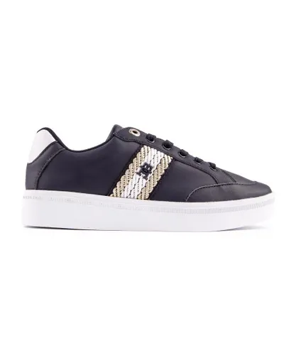 Tommy Hilfiger Womens Court Trainers - Blue