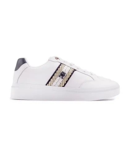 Tommy Hilfiger Womens Court Trainers - White