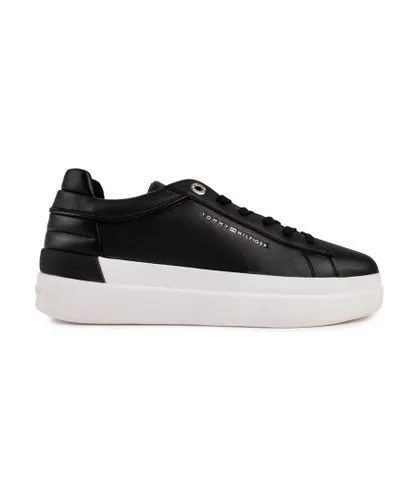 Tommy Hilfiger Womens Elevated Trainers - Black