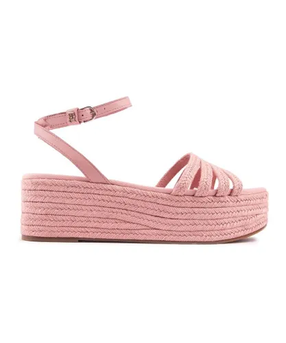 Tommy Hilfiger Womens Essential Flatform Sandals - Pink