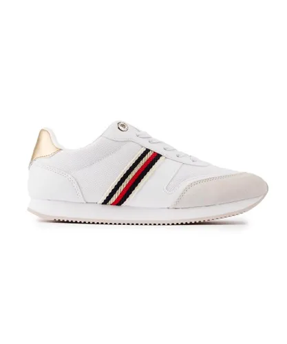 Tommy Hilfiger Womens Essential Runner Trainers - White