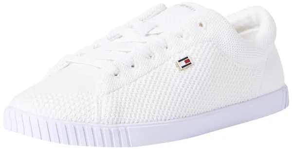 Tommy Hilfiger Women's Flag LACE UP Sneaker Knit FW0FW08074