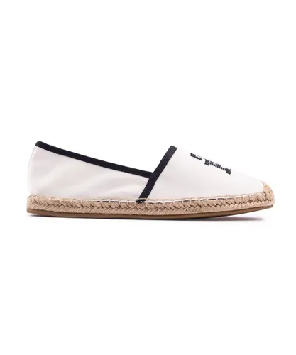 Tommy Hilfiger Womens Flat Shoes - Natural Canvas