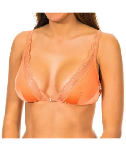 Tommy Hilfiger Womens Front closure bra without cups or underwires 1387905791 woman - Orange