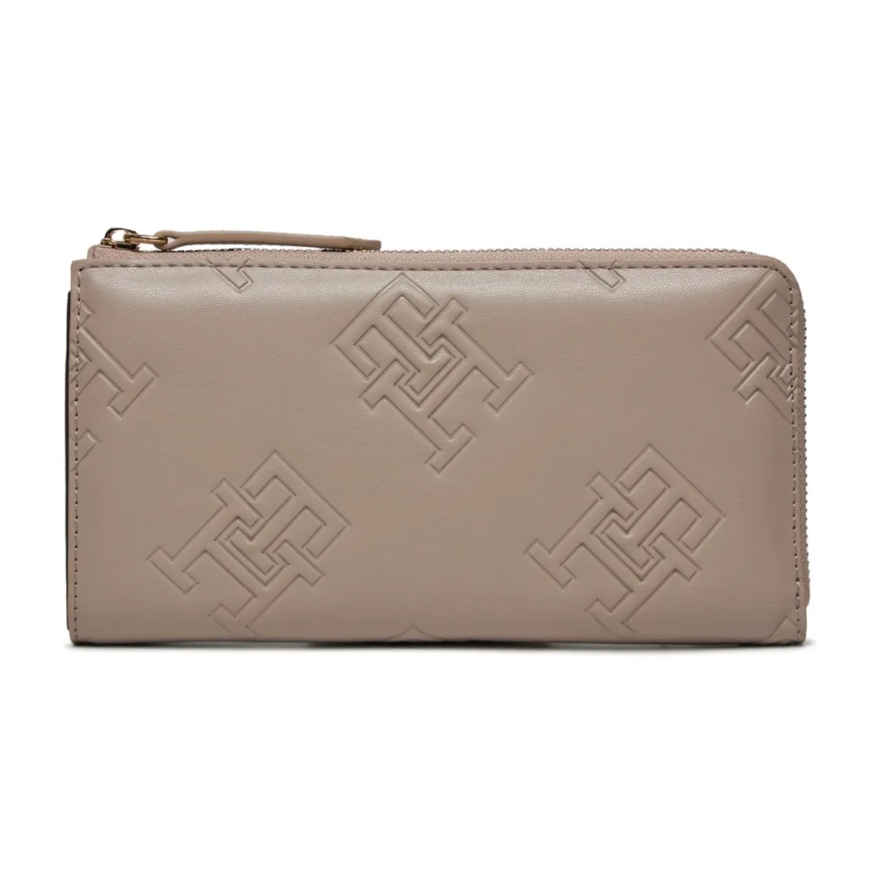 Tommy Hilfiger , Womens Large Wallet from Spring/Summer Collection ,Beige female, Sizes: ONE SIZE