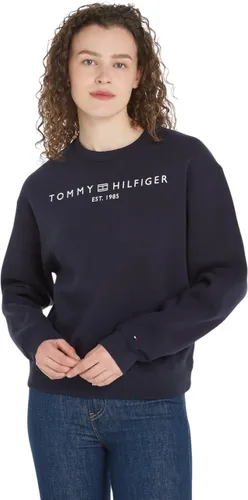 Tommy Hilfiger Women's MDRN REG Corp Logo C-NK SWTSHRT