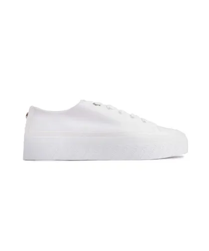 Tommy Hilfiger Womens Monochromatic Trainers - White