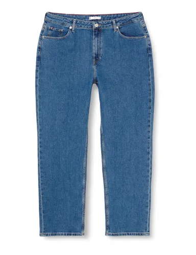 Tommy Hilfiger Women's New Classic Straight HW Aura Jeans