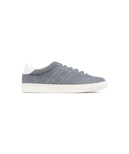 Tommy Hilfiger Womens Plant Dyed Flag Cupsole Trainers - Grey