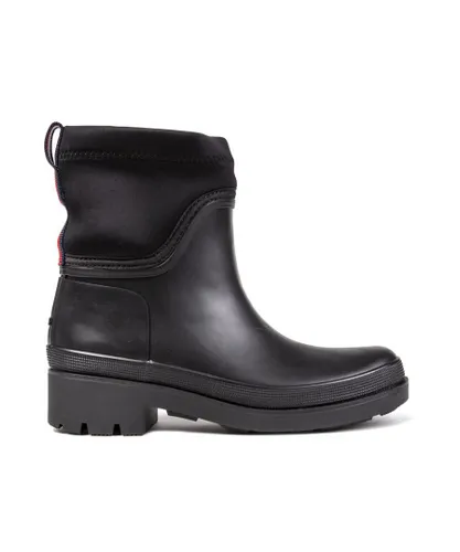 Tommy Hilfiger Womens Rain Boot Boots - Black Rubber