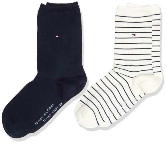 Tommy Hilfiger Women's Socks-Small Stripe (2-Pack)