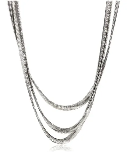 Tommy Hilfiger WoMens Stainless Steel Necklace - Silver 2700978 - One Size