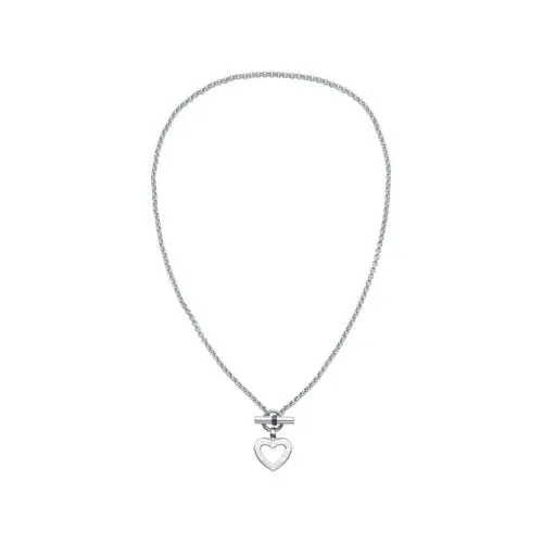 Tommy Hilfiger Womens Steel Classic Signature Necklace
