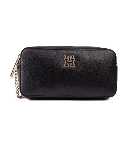 Tommy Hilfiger Womens Timeless Chain Handbag - Black - One Size