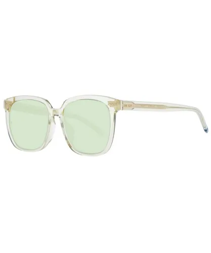 Tommy Hilfiger Womens Trapezium Sunglasses - Transparent - One