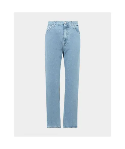 Tommy Hilfiger Womenss Julie Straight Jeans in Blue Denim
