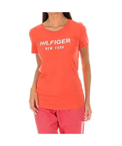 Tommy Hilfiger Womenss short sleeve round neck t-shirt 1487906329 - Pink