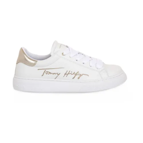 Tommy Hilfiger , Y 003 Lace-up ,White female, Sizes: