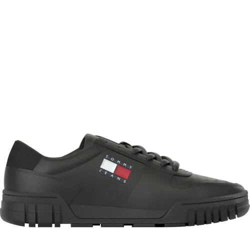 Tommy Jeans , Black Cupsole Sneakers ,Black male, Sizes:
