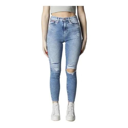 Tommy Jeans , Blue Plain Skinny Jeans ,Blue female, Sizes: