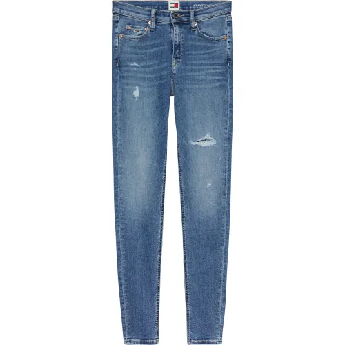 Tommy Jeans , Blue Skinny Fit Stretch Denim Jeans ,Blue female, Sizes: