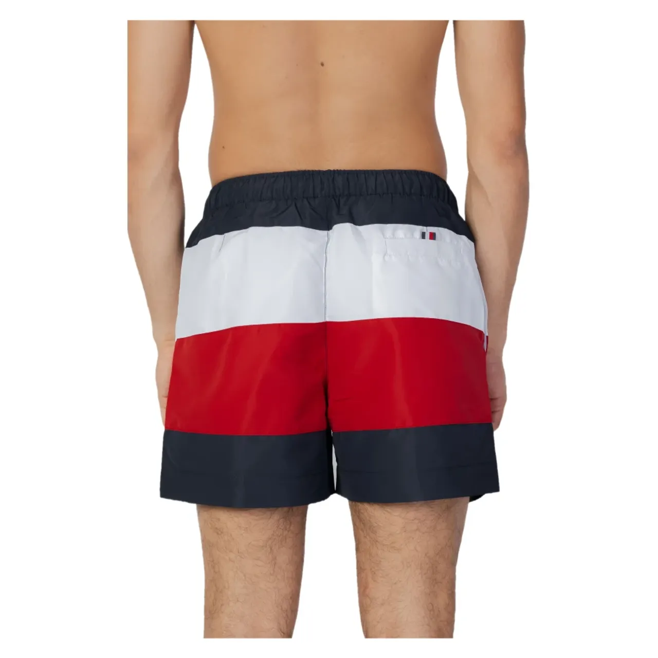 Tommy Jeans , Bold Flag Drawstring Swim Shorts ,Multicolor male, Sizes: