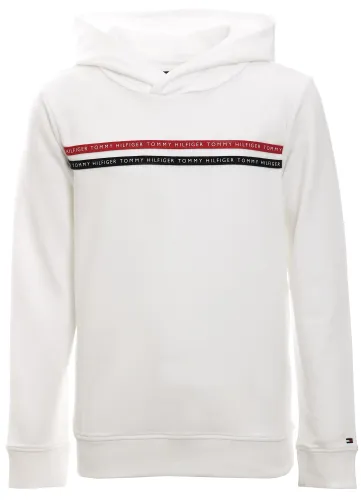 Tommy Jeans Bright White Junior Tape Hoody