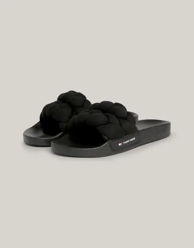 Tommy Jeans Chunky Slides in Black