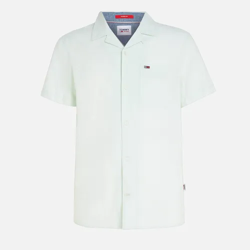 Tommy Jeans Classic Camp Cotton and Linen-Blend Shirt