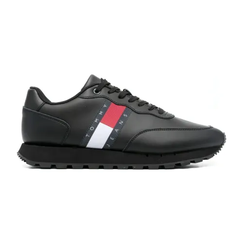 Tommy Jeans , jeans ess trainers ,Black male, Sizes:
