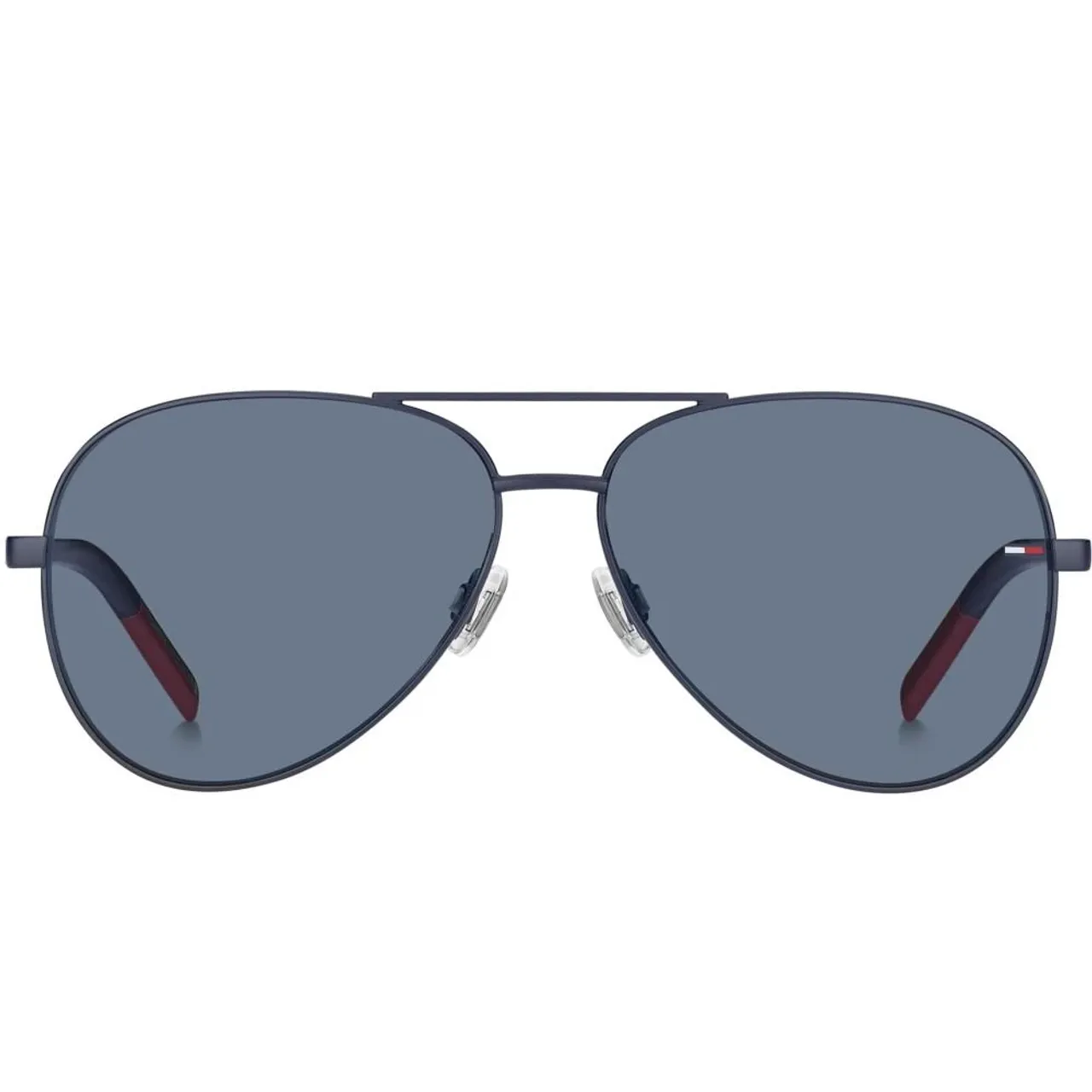 Tommy Jeans , Matte Blue Sunglasses TJ 0008/S ,Blue unisex, Sizes: