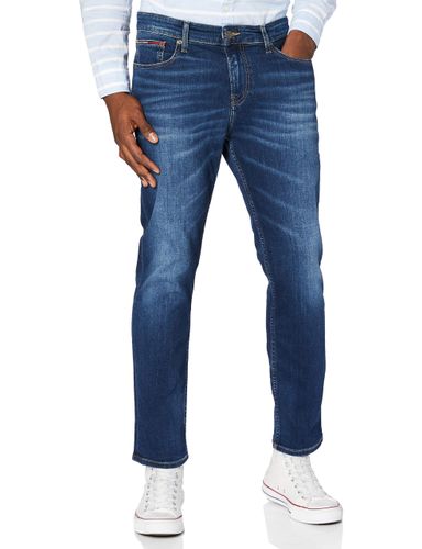 Tommy Jeans Men's Ryan RLXD STRGHT ASDBS Jeans, Aspen Dark Blue Stretch, W30 / L36