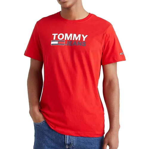 Tommy Jeans Men's Tjm Reg Corp Logo Tee S/S T-Shirts
