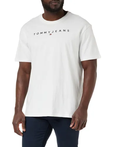 Tommy Jeans Men's Tjm Reg Linear Logo Tee Ext S/S T-Shirts