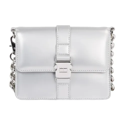 Tommy Jeans , Metallic Crossover Bag ,Gray female, Sizes: ONE SIZE