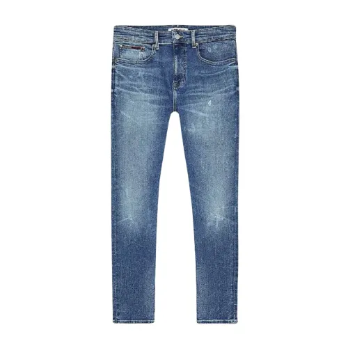 Tommy Jeans , Slim Fit Distressed Jeans ,Blue male, Sizes:
