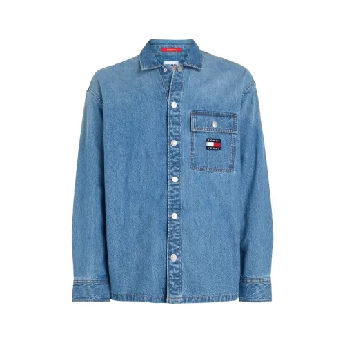 Tommy Jeans , Stylish Jacket ,Blue male, Sizes: