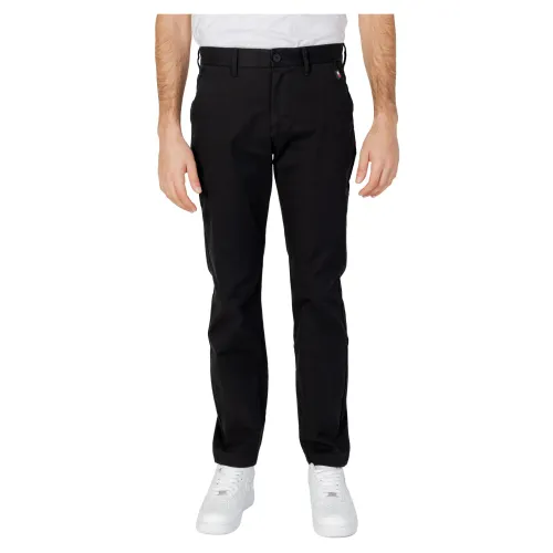 Tommy Jeans , Tapered Mens Chinos ,Black male, Sizes: