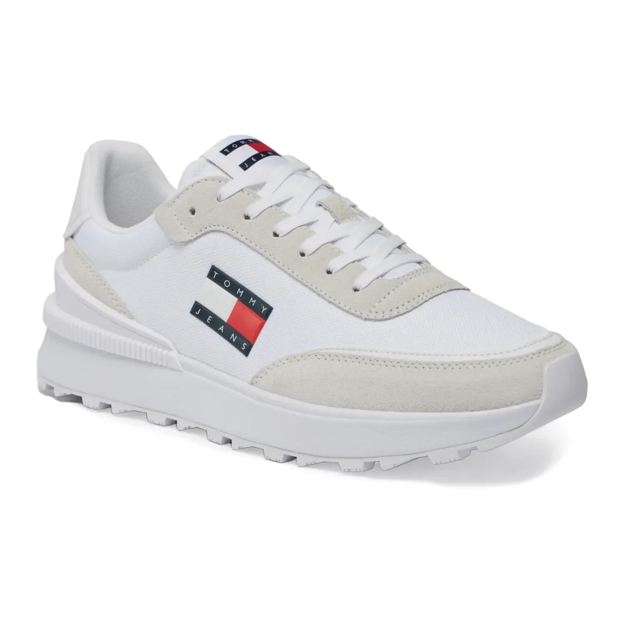 Tommy Jeans , Technical Runner Sneakers ,White male, Sizes:
