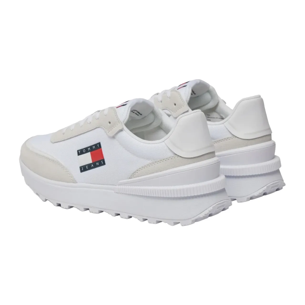 Tommy Jeans , Technical Runner Sneakers ,White male, Sizes: